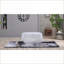 Table basse ronde blanche en aluminium pour le salon - Centre de table moderne et durable