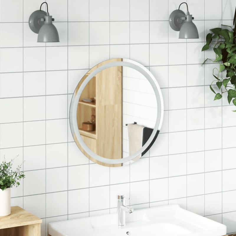 Jamone Round Wall Mirror, 23,6 po x 23,6 po