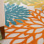 Tapis intérieur / extérieur floral Armone-628384681