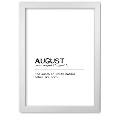August Badass - Print
