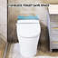 Toilette à siège chauffant - contrôle de la température à 4 niveaux, double chasse, capteur infrarouge du pied, nuit, chasse silencieuse avec structure stable 1 / 1,28