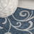 Maribel Traditional Classic All-Over Scroll Navy/Cream Indoor/Outdoor Rug-1019235293
