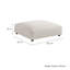 Repose-pieds modulaire en tissu Solace