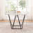 Jekhi Acacia Round Metal Base Dining Table