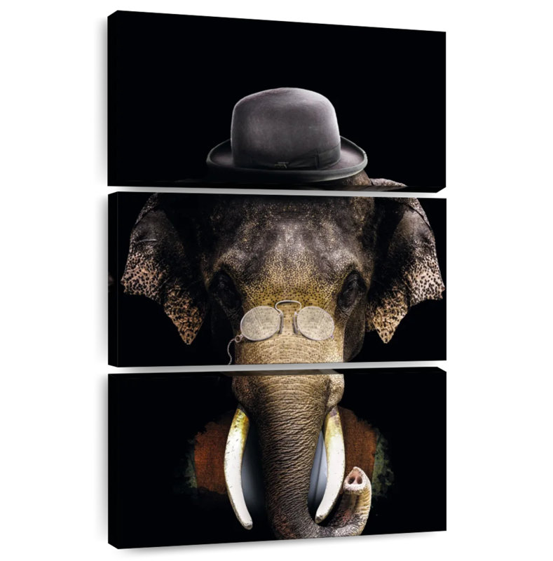 Classy Elephant, 65" H x 42" W