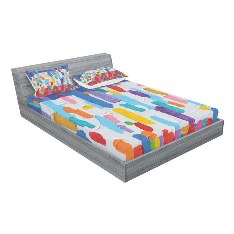 Microfiber Sheet Set, Queen Sheet Set + Fitted Sheet + 2 Pillowcases