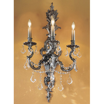 Lampe murale bougie 3 lumières Failand