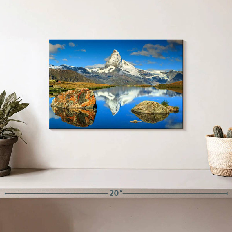 Alvord Matterhorn Mountain Scene, 8" H x 12" W