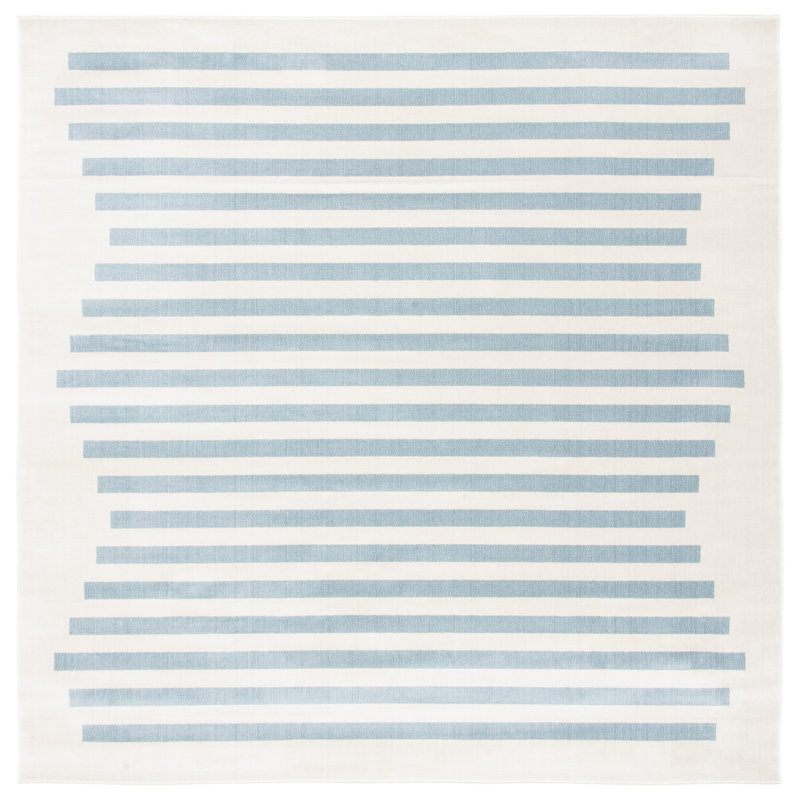 Tapis rayé Espalda 300 Performance, Carré 6 pi 7 po