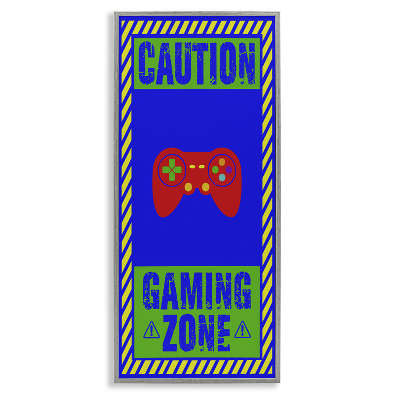«Vibrant Attention Gaming Zone», estampe numérique, conception de Marcus Prime, H 24 po x l 10 po