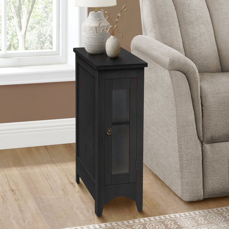 Table d'appoint, table de bout, table d'appoint, étroite, table de chevet, lampe, rangement, transitionnel