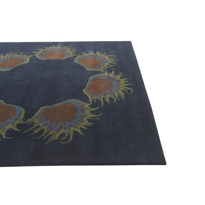 Tapis carré bleu marine Odenton