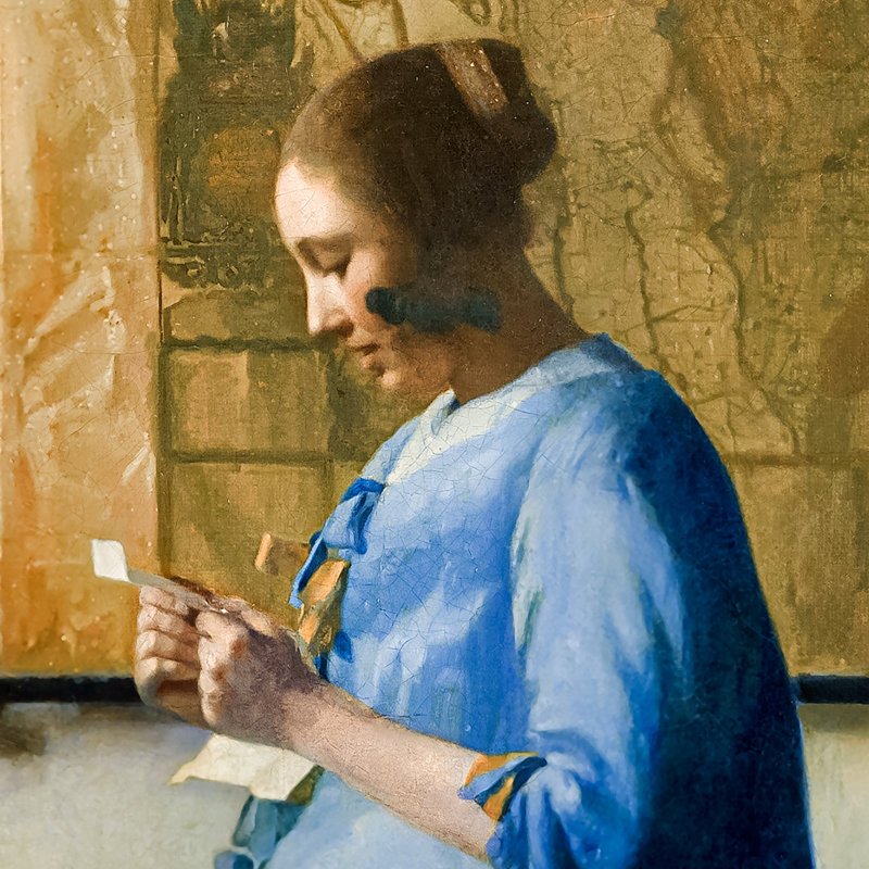 Reproduction d'art sur toile encadrée, H 19 po x l 17 po