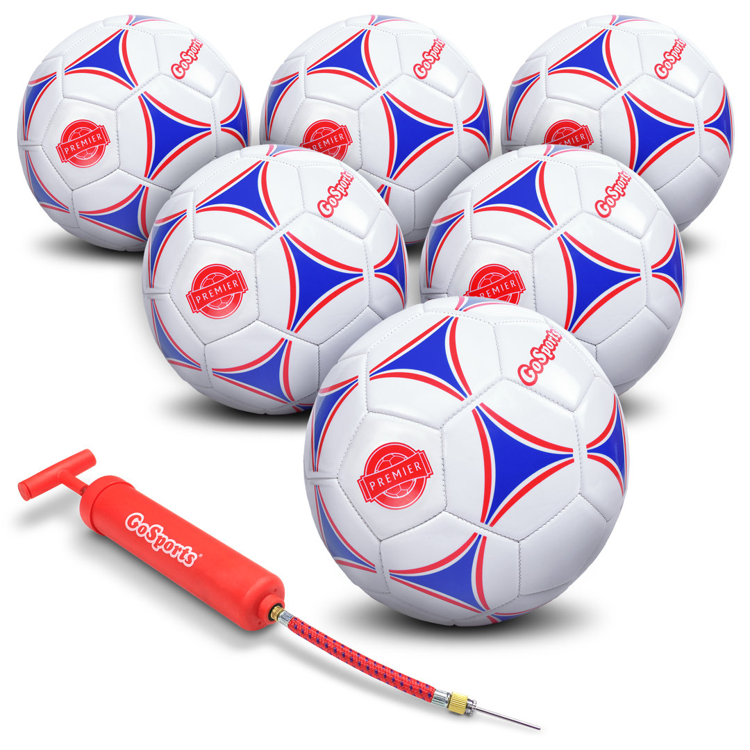 GoSports Premier Soccer Ball - Size 5 (Set of 6) GoSports