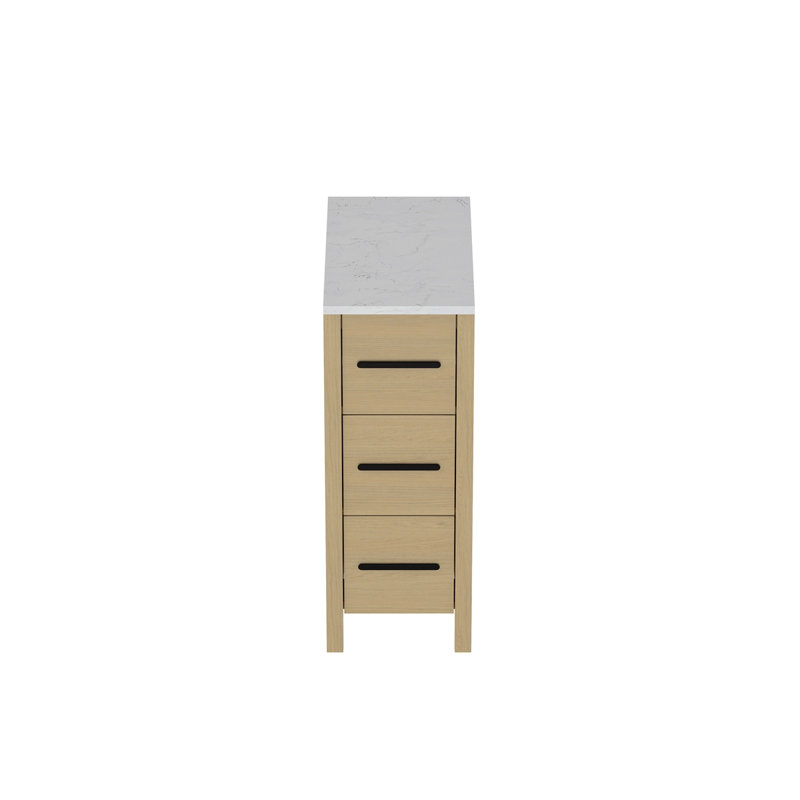Meuble-lavabo 12 po, meuble-lavabo avec comptoir Freestangding
