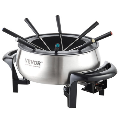 Vevor 3 qt. Stainless Steel Fondue Set