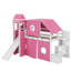 Lit mezzanine simple avec tente et tour