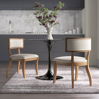 Chaises de salle à manger rembourrées Marie
