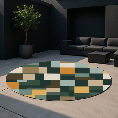 Tapis intérieur et extérieur à motifs