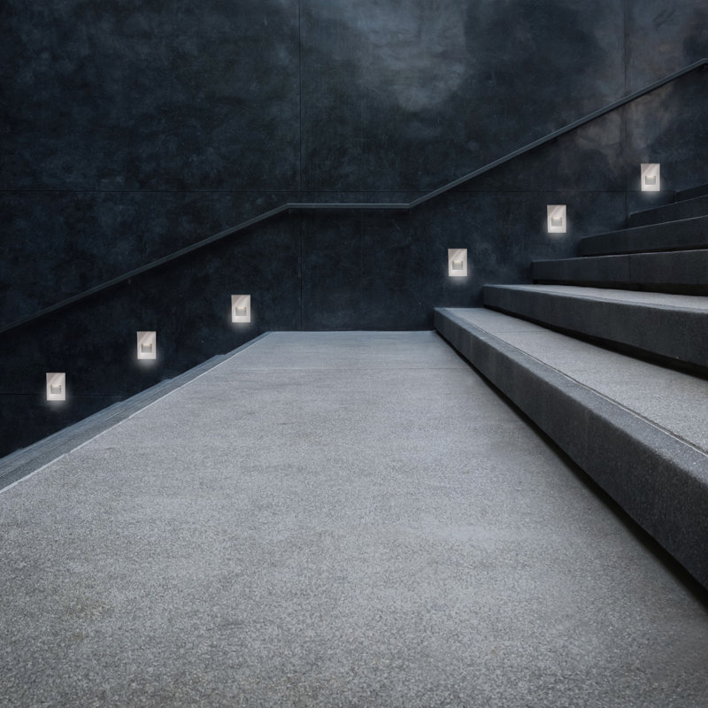 Stainless Steel LED Step Light with Frosted Acrylic Diffuser