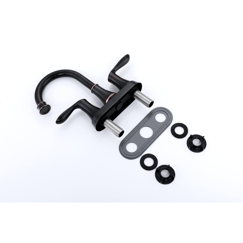 Oil Rubbed Bronze Bathroom Sink Tap - Passed Rigorous Testing 4-Inch Faucet For Ceramic Cartridge, Oil Rubbed Bronze
