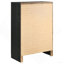 Commode de chambre à 6 tiroirs Annie noire-371182154