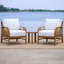 Chaise de patio avec coussins Westwood