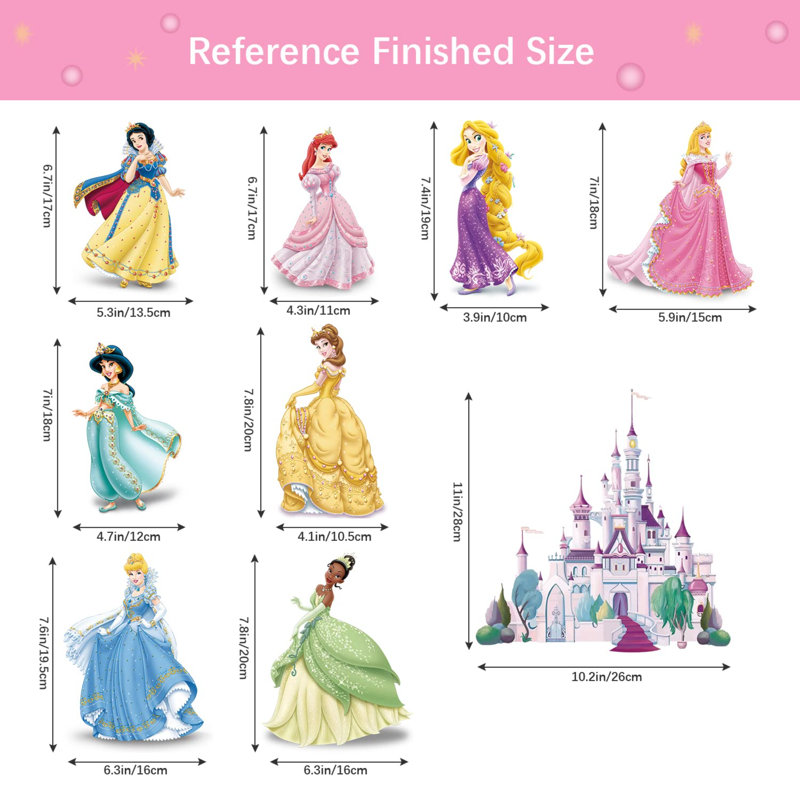 6 - Piece Wall Sticker / Decal