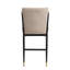 Tabouret de comptoir rembourré en fer Blondell-692600155