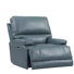Fauteuil inclinable électrique en cuir fleur 41 po Adlan avec repose-tête réglable Adlan