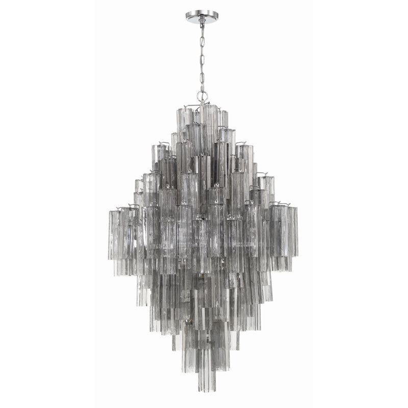 Quinzio 20 - Light Dimmable Tiered Chandelier
