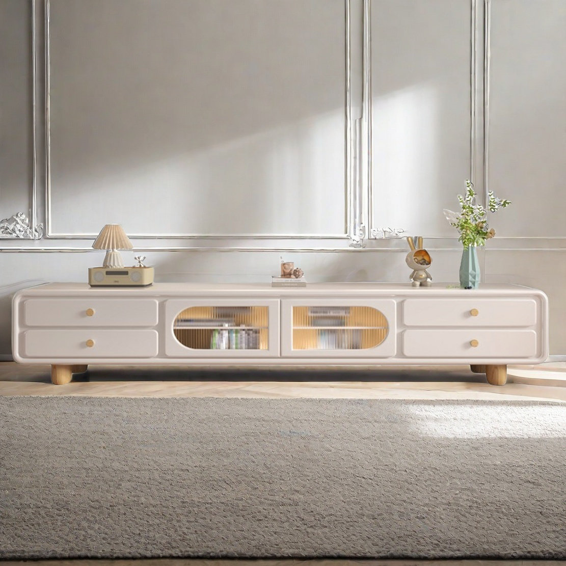 Creature B Comforts Creme fraiche TV cabinet | Wayfair