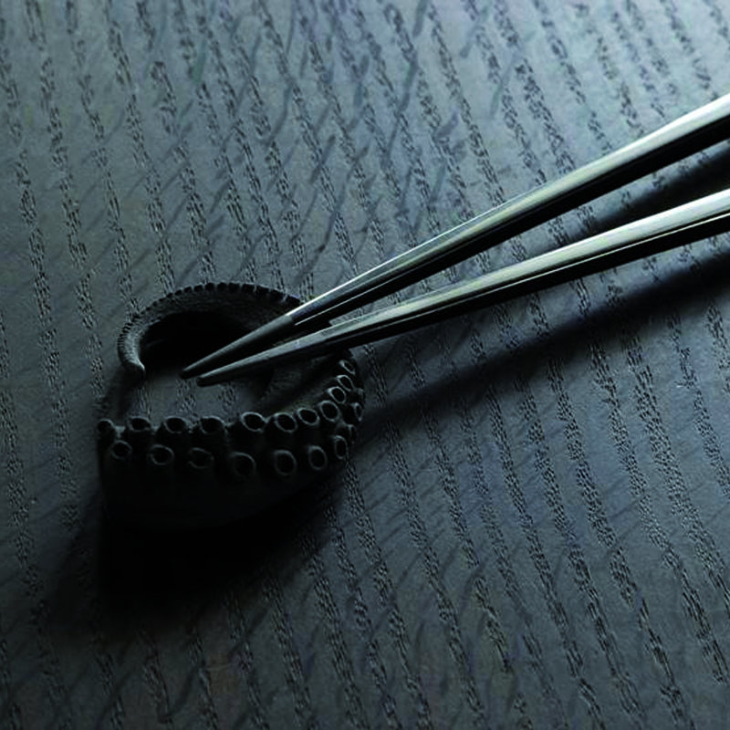 Chopsticks Set 2 Pcs, Black Gold