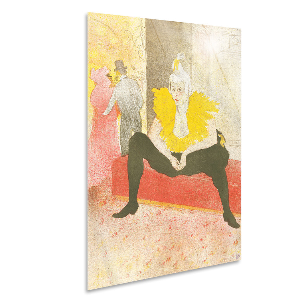 Acrylbild Dancer von Henri de Toulouse-Lautrec