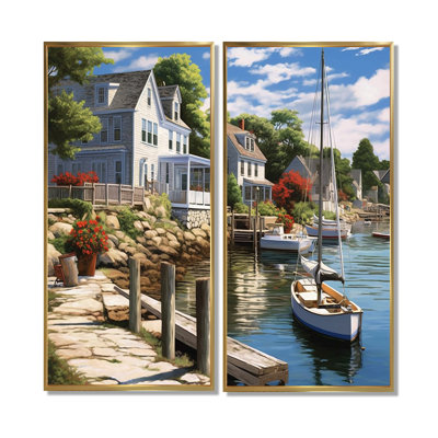 Connecticut's Port Charm - Landscapes Connecticut Wall Decor