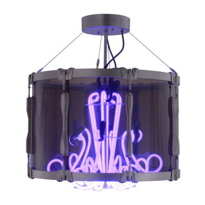 Lustre tambour 6 lumières Warrendale