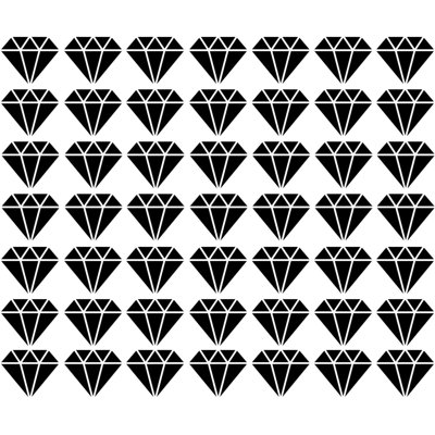 Décalcomanie murale Diamond