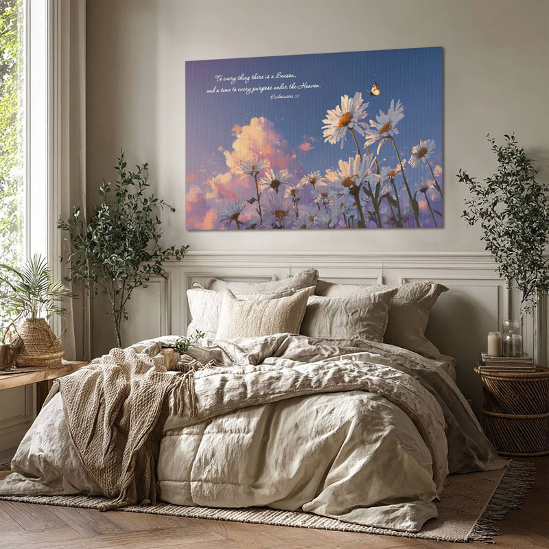 Art mural en toile tendue grand format à dégagement doux - Décoration de salon, de chambre à coucher ou de bureau