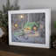 Boîte-cadre lumineuse pour maison de vacances