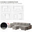 Canapé modulaire 8 pièces Jazabell-496086434