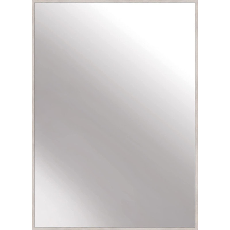 nielsen Almeria Aluminium Wall Mirror, 70cm H x 50cm W, Silver