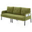 Oversized Loveseat Sofa With Plush Cushioning, Modern Corduroy Upholstery, Sturdy Metal Legs, Convenient Side Pockets, And Compact Multi-Space Adaptability.-825793578