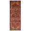 Tapis de couloir unique en laine 3 pi 7 po x 9 pi 9 po Charvon