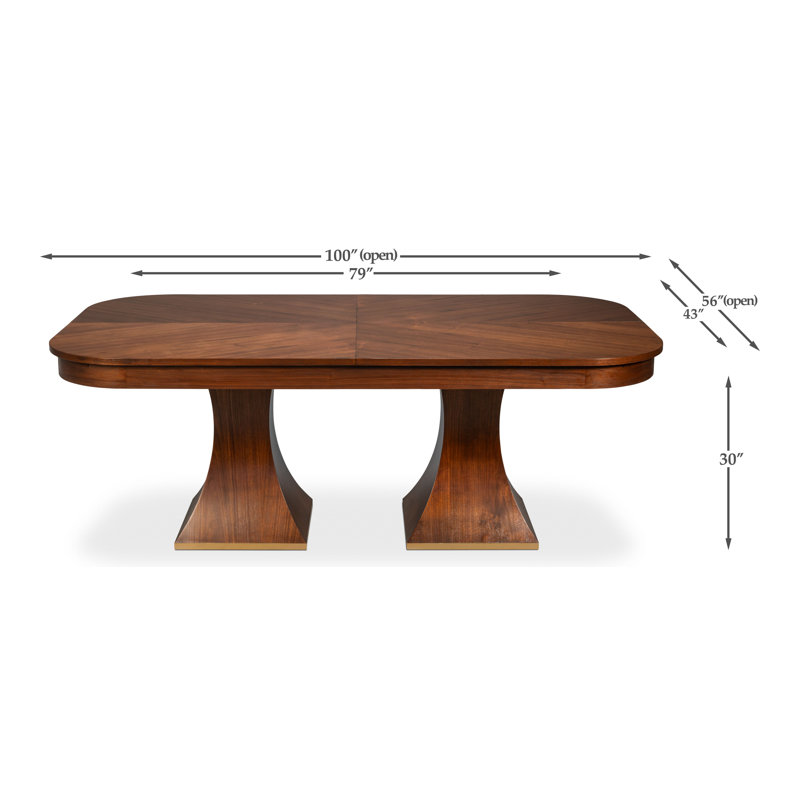 Walnut Wood Dining Table