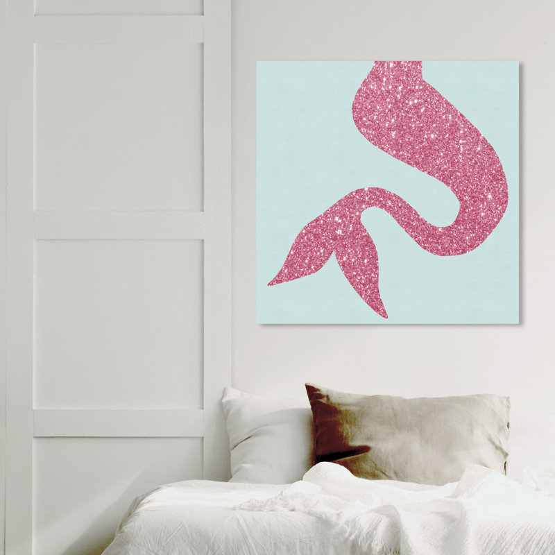 « sirène tail aqua », art sur toile Rahul, H 30 po x l 30 po x P 1,5 po