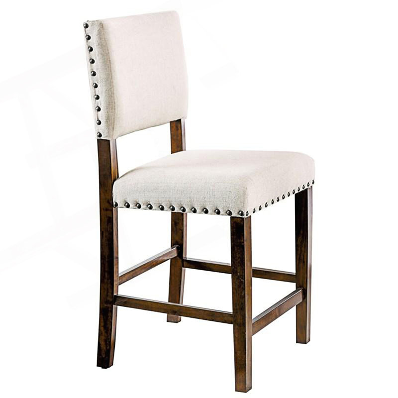 Ensemble classique de chaises de salle à manger à hauteur de comptoir 2 pièces