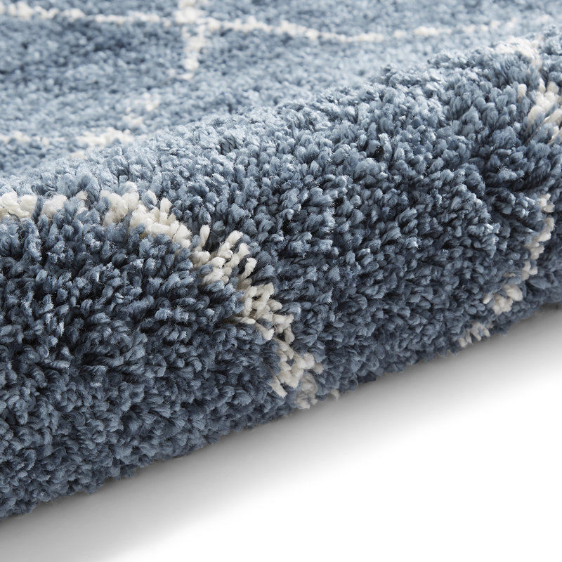 Pechler area rug Machine Woven Blue, Runner 60 x 230cm