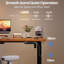 Electric Standing Desk Wide Desktop Height Adjustable Standing Desk With Drawer&Hooks-229180457-229180461-229207507