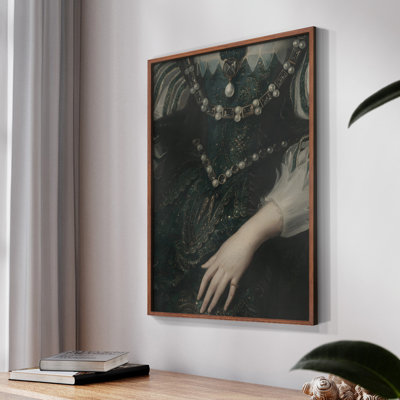 Vintage Portrait Print CXXIX -Framed Print