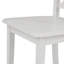 Ensemble de table et chaises de salle à manger 5 pièces pour 4 personnes, table de cuisine en bois massif avec 4 chaises-379582040-379582041